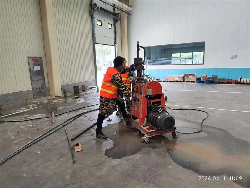 永善厂房地面下沉塌陷注浆加固施工